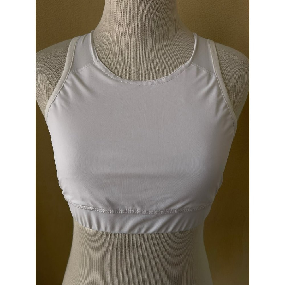Idtswch White Mesh Back Sport Bra - Picture 8 of 11